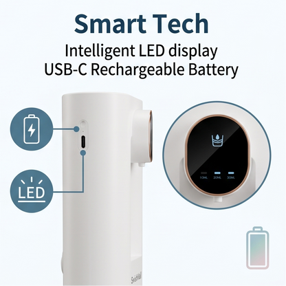 SwishWall™ Touchless Mouthwash Dispenser